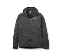 Rab Men's Ascendor Hoody - Fleece Full-Zip Jacket for Climbing, Skiing, & Mountaineering - Black - Large