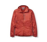 Rab Men's Ascendor Hoody - Fleece Full-Zip Jacket for Climbing, Skiing, & Mountaineering - Tuscan Red - Large