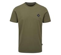 Rab Men's Basecamp Logo Badge Tee Short Sleeve Graphic T-Shirt for Hiking, Trekking, & Everyday Use - Light Khaki - Medium