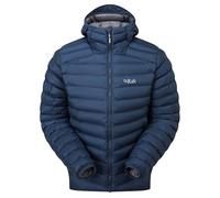 Rab Men's Cirrus Alpine Jacket - Lightweight Insulated Coat for Climbing & Mountaineering - Tempest Blue - Medium