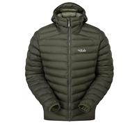 Rab Men's Cirrus Alpine Jacket - Lightweight Insulated Coat for Climbing & Mountaineering - Army - Medium
