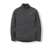 Rab Men's Covex Pull-On - Warm Midweight Fleece Coat for Hiking, Climbing, & Skiing - Black - Medium