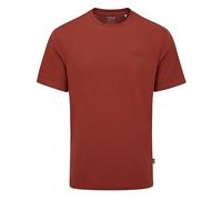 Rab Men's Crimp Logo Tee Short Sleeve Logo T-Shirt for Hiking, Trekking, & Everyday Use - Tuscan Red - Medium