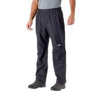 Rab Men's Downpour Eco Pants Waterproof Breathable Rain Pants for Hiking & Trekking - Black - X-Large