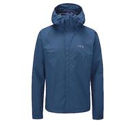 Rab Men's Downpour Eco Waterproof Breathable Jacket for Hiking, Trekking, & Climbing - Denim - Small
