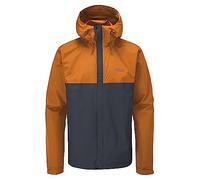 Rab Men's Downpour Eco Waterproof Breathable Jacket for Hiking, Trekking, & Climbing - Marmalade/Beluga - XX-Large