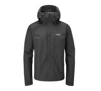 Rab Mens Downpour Eco Waterproof Jacket Black S