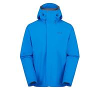 Rab Men's Downpour Jacket - Lightweight Waterproof Hooded Coat for Hiking & Trekking - Maya Blue - Small