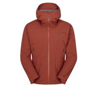Rab Men's Downpour Light Jacket Lightweight Waterproof Hooded Coat for Hiking & Trekking - Tuscan Red - Large