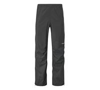 Rab QWG-80 Men's Downpour Plus 2.0 Waterproof Pants - Regular Colour: BLK Black, Size: XL