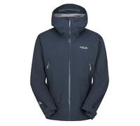Rab Men's Firewall Light Jacket - Lightweight Waterproof Hooded Coat for Hiking & Trekking - Tempest Blue - Medium