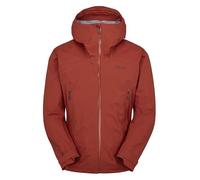 Rab Men's Firewall Light Jacket - Lightweight Waterproof Hooded Coat for Hiking & Trekking - Tuscan Red - Large