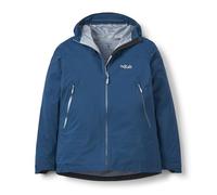Waterproof Jacket Rab Firewall Light Bleu M