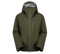Rab Men's Firewall Mountain Jacket - Lightweight Waterproof Hooded Coat for Climbing & Hiking - Olive (Olive) - Small