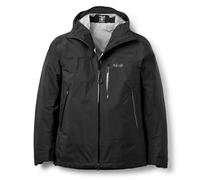 Rab - 3 Layer Hiking Jacket - Firewall Mountain Jacket Black for Men - Size M Black M