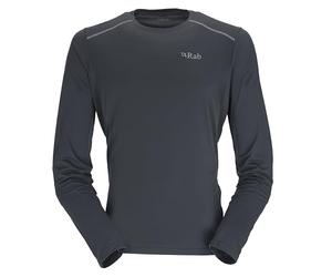 Rab Men's Force LS Tee | Lightweight, Long-Sleeve T-Shirt, for Trekking, Climbing, & Trail Running