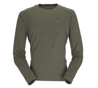 Rab Men's Force LS Tee Lightweight Long-Sleeve T-Shirt for Trekking, Climbing, & Trail Running - Light Khaki - X-Large