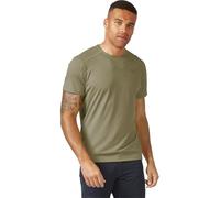 Rab Men's Force Tee Lightweight T-Shirt for Trekking, Climbing, & Trail Running - Light Khaki - Small
