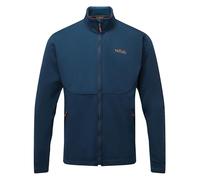 Rab Men's Geon Jacket Casual Lightweight Fleece Sweatshirt - Deep Ink/Ink - Medium