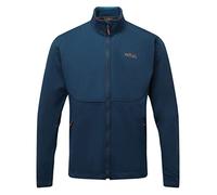 Rab Men's Geon Jacket Casual Lightweight Fleece Sweatshirt - Deep Ink/Ink - X-Large