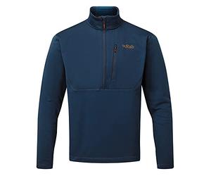 Rab Men's Geon Pull-On Casual Lightweight Fleece Sweatshirt - Deep Ink/Ink - XX-Large