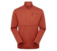 Rab Men's Geon Pull-On Casual Lightweight Fleece Sweatshirt - Tuscan Red - Small