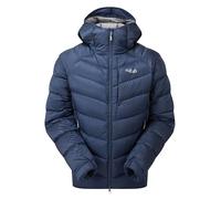 Rab Men's Glaceon Pro Down Jacket - Lightweight Down Coat for Hiking, Climbing, & Mountaineering - Tempest Blue - Large