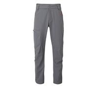 Rab Men's Incline Pants - Mid-Weight Wind-Resistant Softshell Trousers for Hiking, Trekking, & Climbing - Graphene - 32/32" Inseam