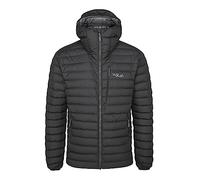 Rab Men's Infinity Microlight Down Gore-Tex Infinium Jacket for Trekking, Climbing, Skiing, & Casual - Black - X-Large