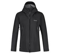 Rab Men's Kangri GTX Waterproof Breathable Gore-tex Jacket for Hiking, Trekking, & Mountaineering - Black - X-Large