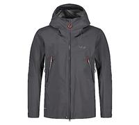Rab Men's Kangri GTX Waterproof Breathable Gore-tex Jacket for Hiking, Trekking, & Mountaineering - Graphene - Medium