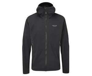 Rab Men's Kinetic 2.0 Waterproof Breathable Softshell Jacket for Hiking, Skiing, & Climbing - Beluga - XX-Large