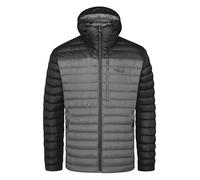 Rab - Ski touring clothing - Microlight Alpine Jacket M Black Graphene for Men - Grey Grey M