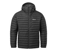 Rab Men's Microlight Alpine Jacket - Lightweight Down Coat for Trekking, Climbing, & Skiing - Black - XX-Small