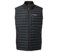 Rab - Sleeveless down insulated jacket - Microlight Vest Beluga for Men - Size L - Grey Grey L