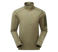 Rab Men's Modulus Pull-On Warm Fleece Jacket for Trekking & Climbing - Light Khaki - Medium