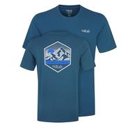 Rab Mens Stance Mountain Tee Blue L