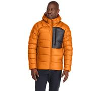 Rab Men's Mythic Ultra Jacket - Down Insulated Windproof Hooded Coat for Alpine Climbing, & Mountaineering - Marmalade - Large