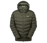 Rab Men's Nebitron Pro Jacket - Warm Synthetic Insulated Coat for Hiking, Trekking, & Mountaineering - Army - X-Large