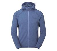 Rab Men's Nexus Hoody - Full-Zip Lightweight Fleece Jacket for Trekking & Climbing - Denim - Medium