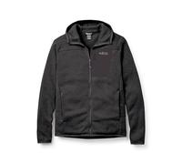 Rab Men's Ryvoan Hoody - Full-Zip Fleece Coat for Trekking & Casual Use - Ebony - X-Large