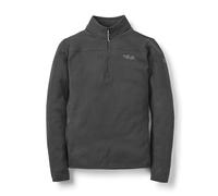 Rab Men's Ryvoan Pull-On - Half-Zip Fleece Coat for Trekking & Casual Use - Ebony - Medium