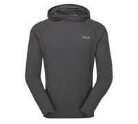 Rab Men's Sonic Hoody Lightweight Breathable Baselayer Shirt for Hiking & Trail Running - Graphene - Large