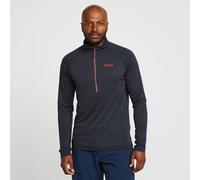 Men's Sonic Long Sleeve Zip, Grey XXL