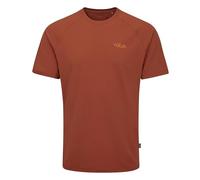 Rab Men's Sonic Tee Lightweight Breathable Short-Sleeve T-Shirt for Trail Running & Hiking - Red Clay - Large