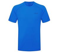 Rab Men's Sonic Tee - Lightweight Breathable Short-Sleeve T-Shirt for Trail Running & Hiking - Maya Blue - Small