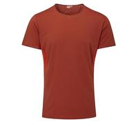 Rab Men's Sonic Ultra Tee Lightweight Quick-Drying T-Shirt for Hiking & Trail Running - Red Clay/Firecracker - Small