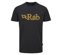 Rab Men's Stance Tech Sketch Tee - Short Sleeve Graphic T-Shirt for Hiking, Trekking, & Everyday Use - Beluga - X-Large