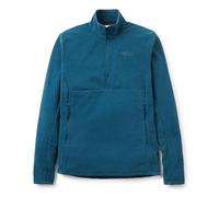 Rab Men's Stavel Pull-On - Warm Midweight Fleece Jacket for Hiking, Climbing, & Skiing - Tempest Blue - X-Large