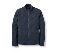 Rab Men's Stavel Jacket - Warm Midweight Fleece Coat for Hiking, Climbing, & Skiing - Beluga - Large